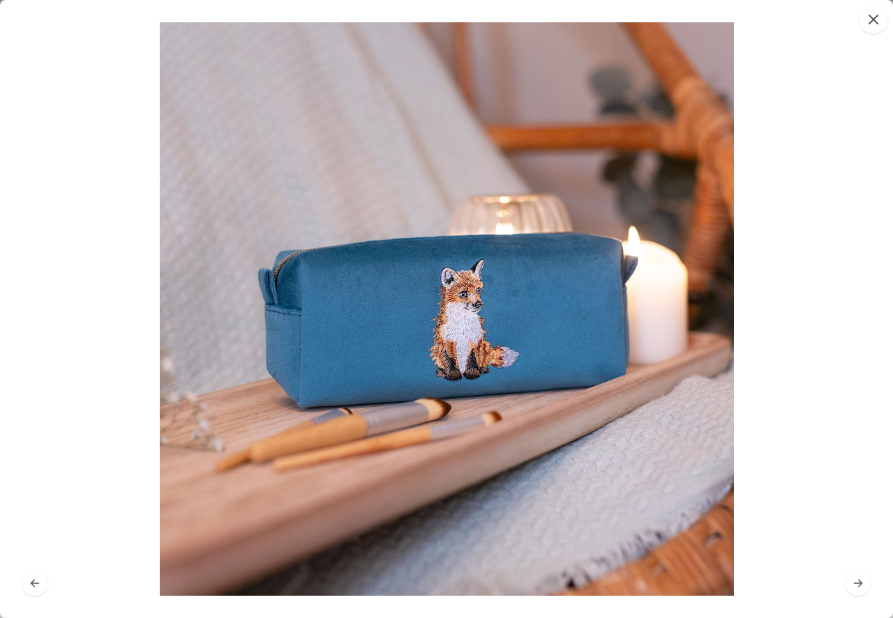 Wrendale Pinseltasche Daydreamer mit Fuchs-Motiv