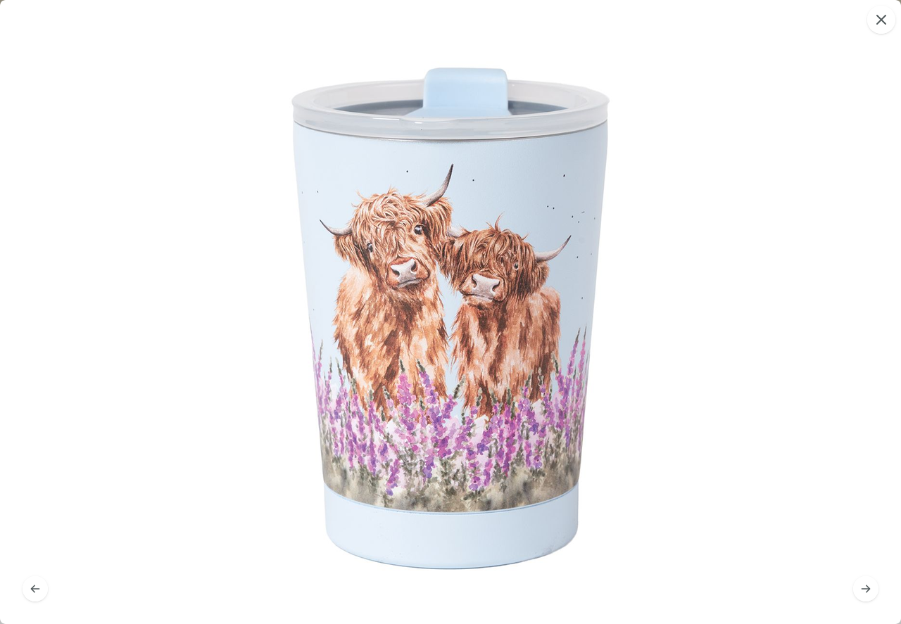 Highland Cow Thermobecher aus Edelstahl mit 320 ml Fassungsvermögen