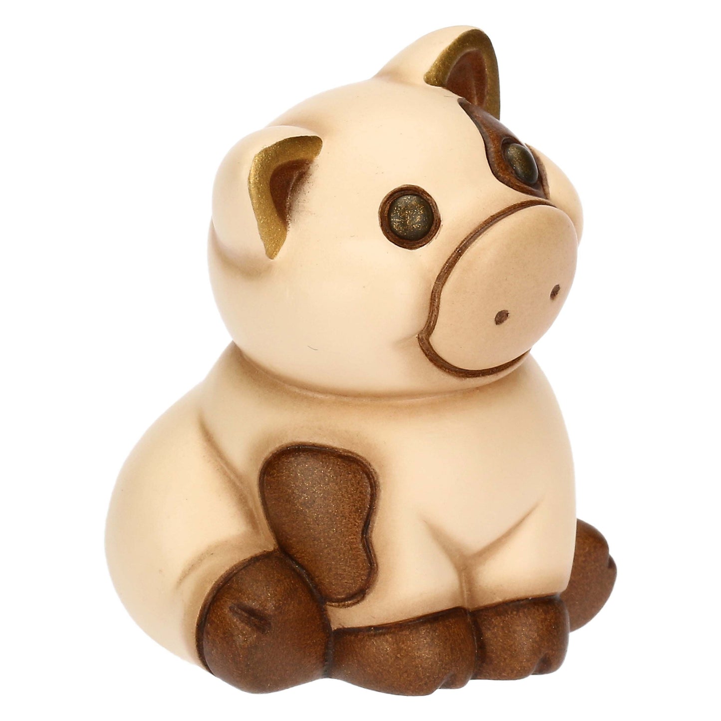 T10016270H90 Lino mini maiale in ceramica