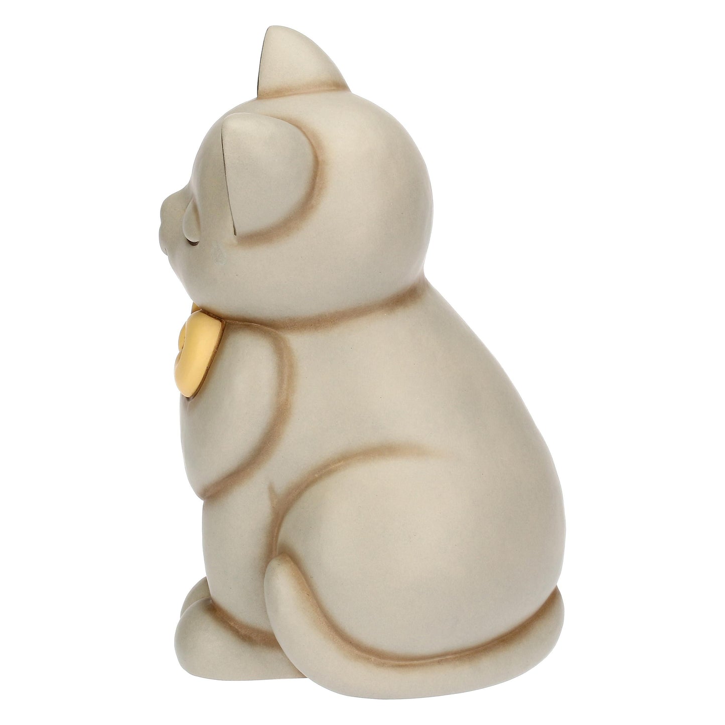 T10035276H90 Momi cat with bow made of ceramic, large