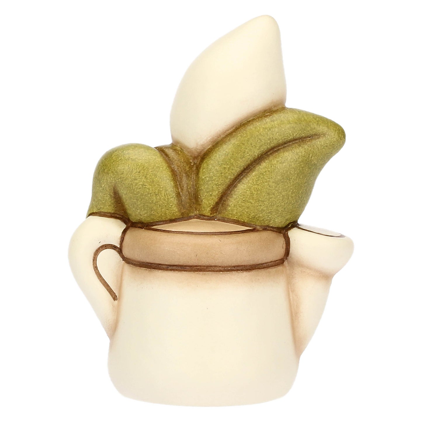 T10038338H90B Mini ceramic watering can with calla lily