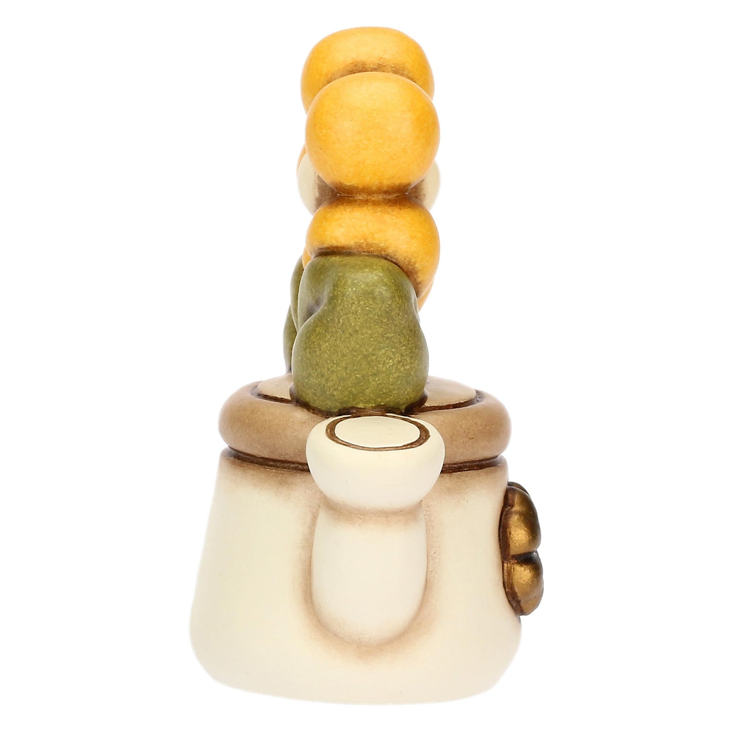 T10039338H90B Mini ceramic watering can with daisies