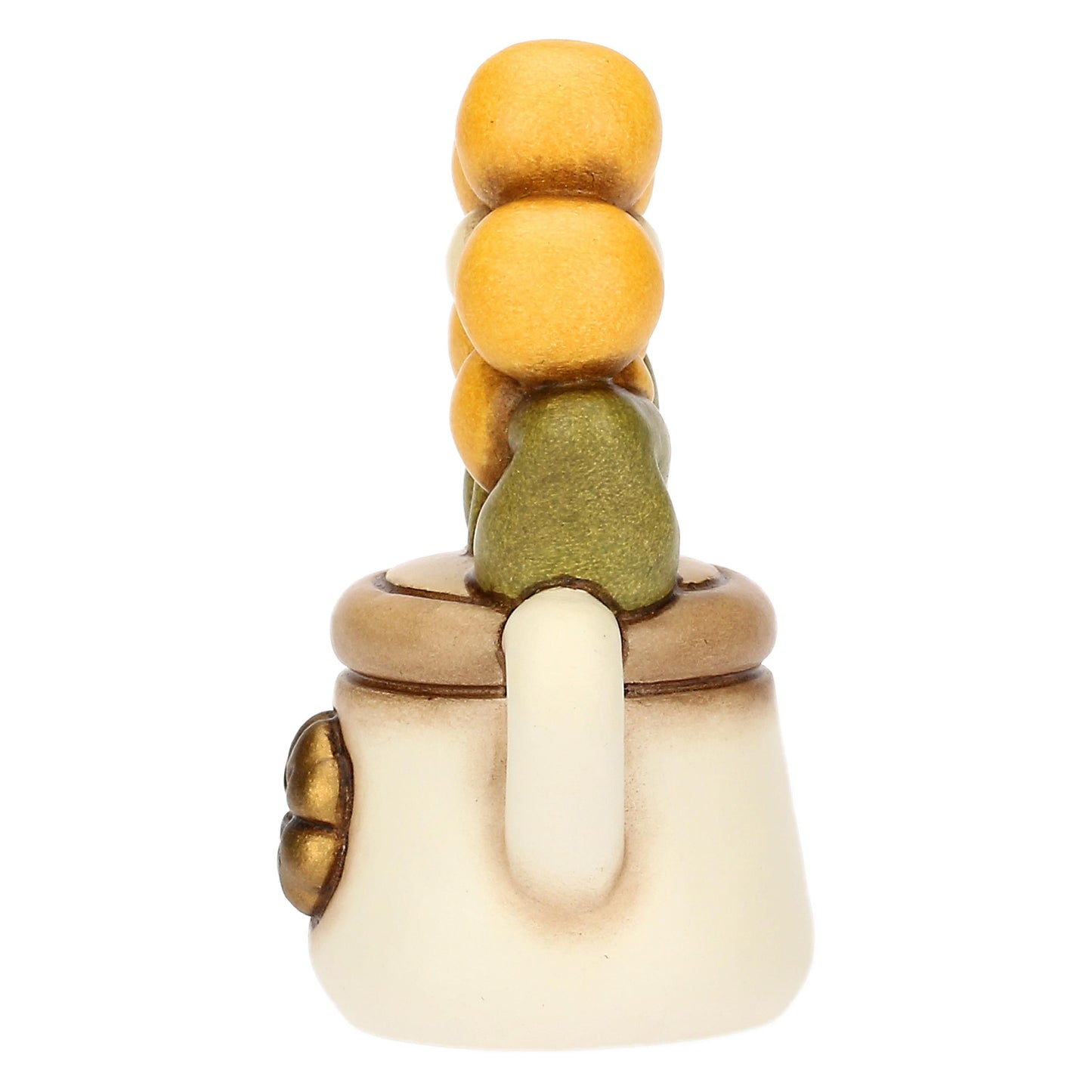 T10039338H90B Mini ceramic watering can with daisies