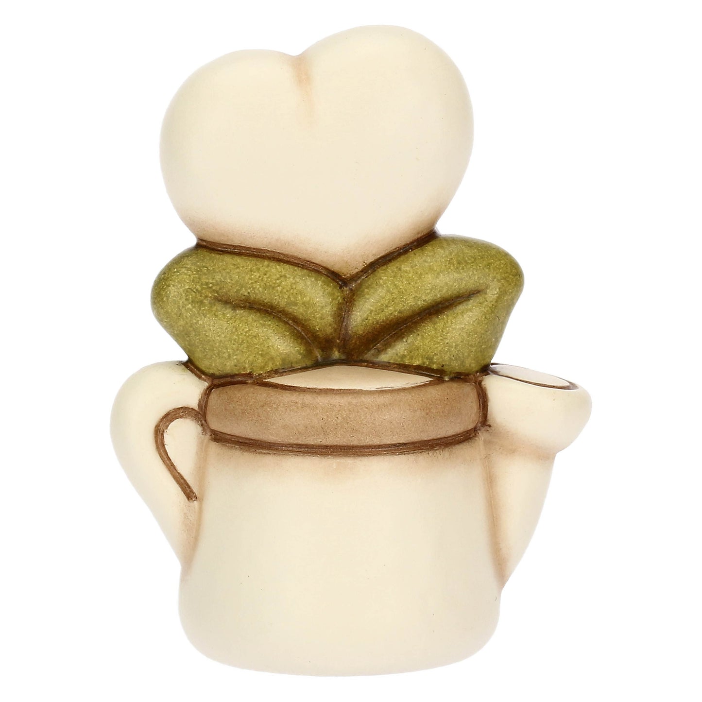 T10041338H90B Mini ceramic watering can with heart