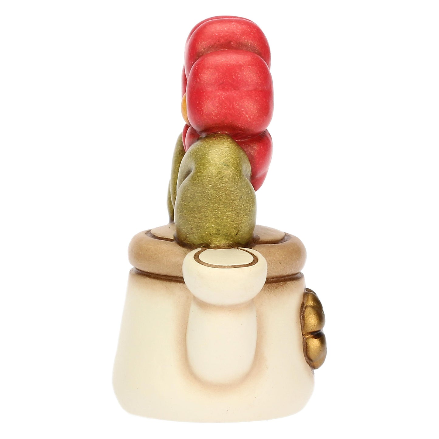 T10042338H90B Mini-Gießkanne aus Keramik mit Primel