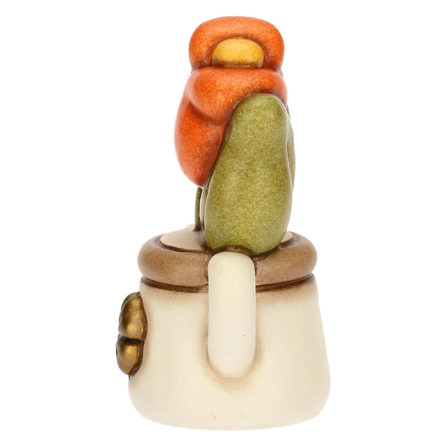 T10043338H90B  Mini-Gießkanne aus Keramik mit Tulpe