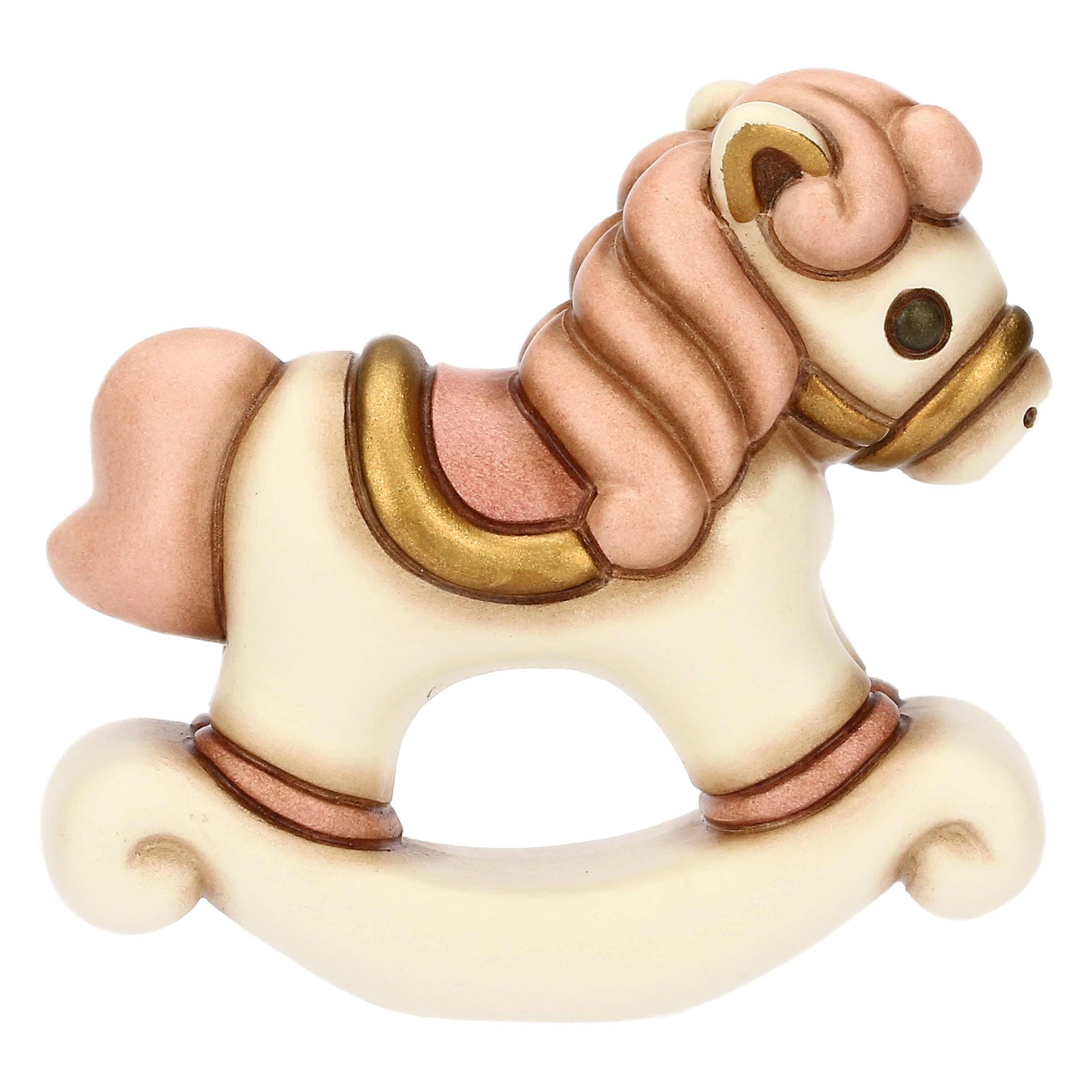 T10044338H93B Schaukelpferd aus Keramik