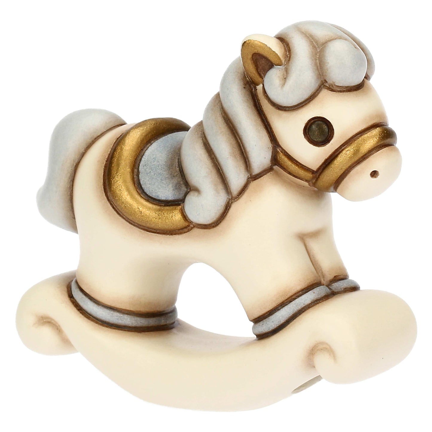 T10044338H98B Schaukelpferd aus Keramik