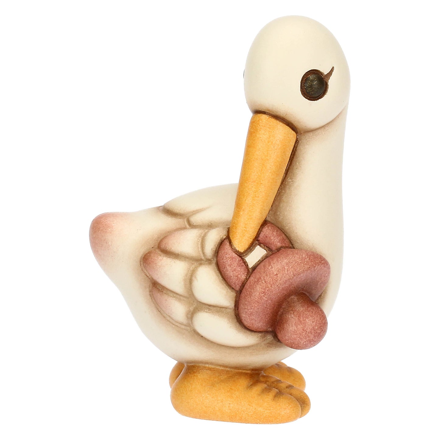 T10064273H93B Keramik-Cindy-Storch mit rosa Schnuller