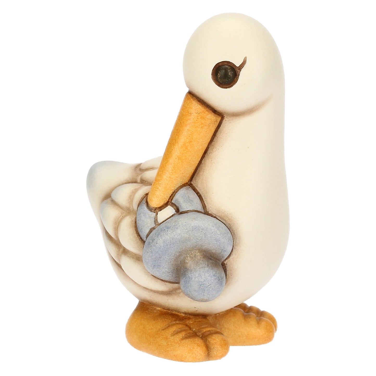 T10064273H98B Ceramic Cindy stork with blue dummy