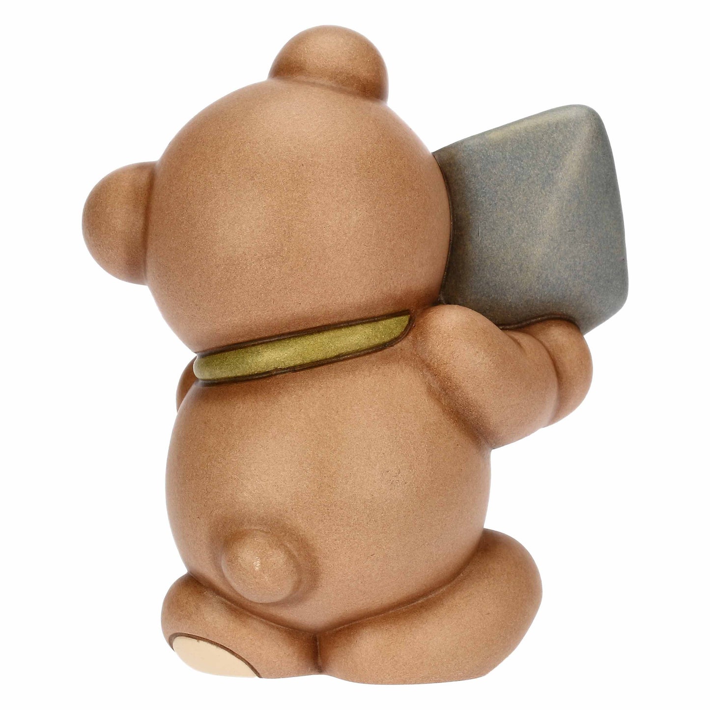 T10088274H90 Keramik-Teddyfeder mit Drachen, mittelgroß