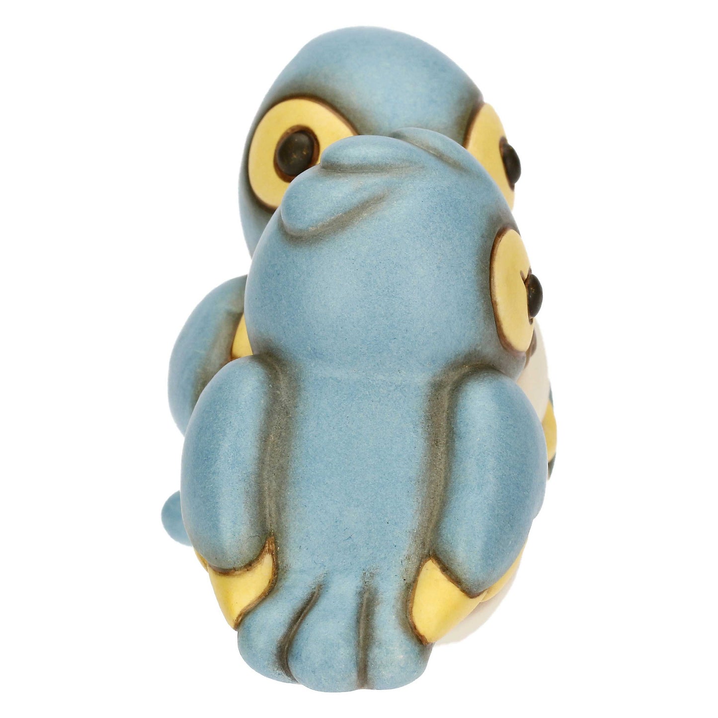 T10094273H90 Paar kleine Blaumeisen aus Keramik mit Herzen