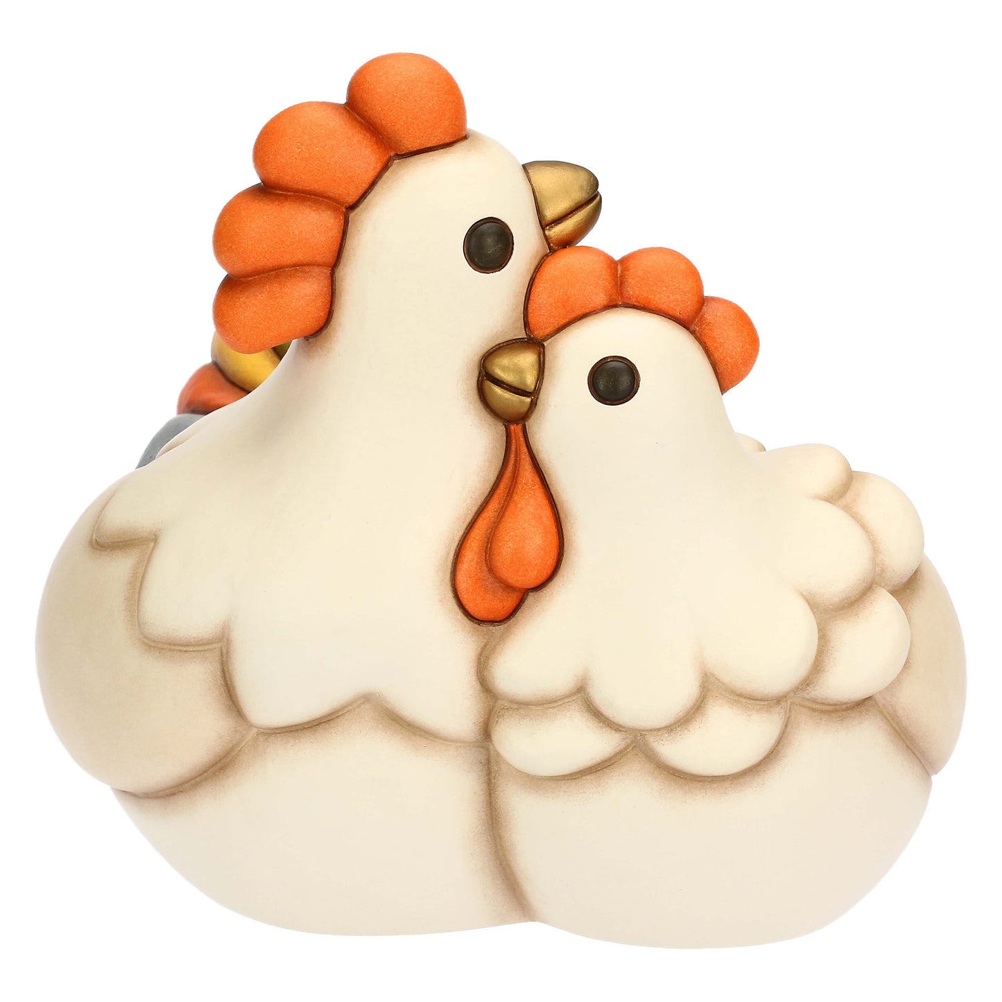 T10112277H90  Jack-Hahn und Esther-Hühnerpaar aus Keramik