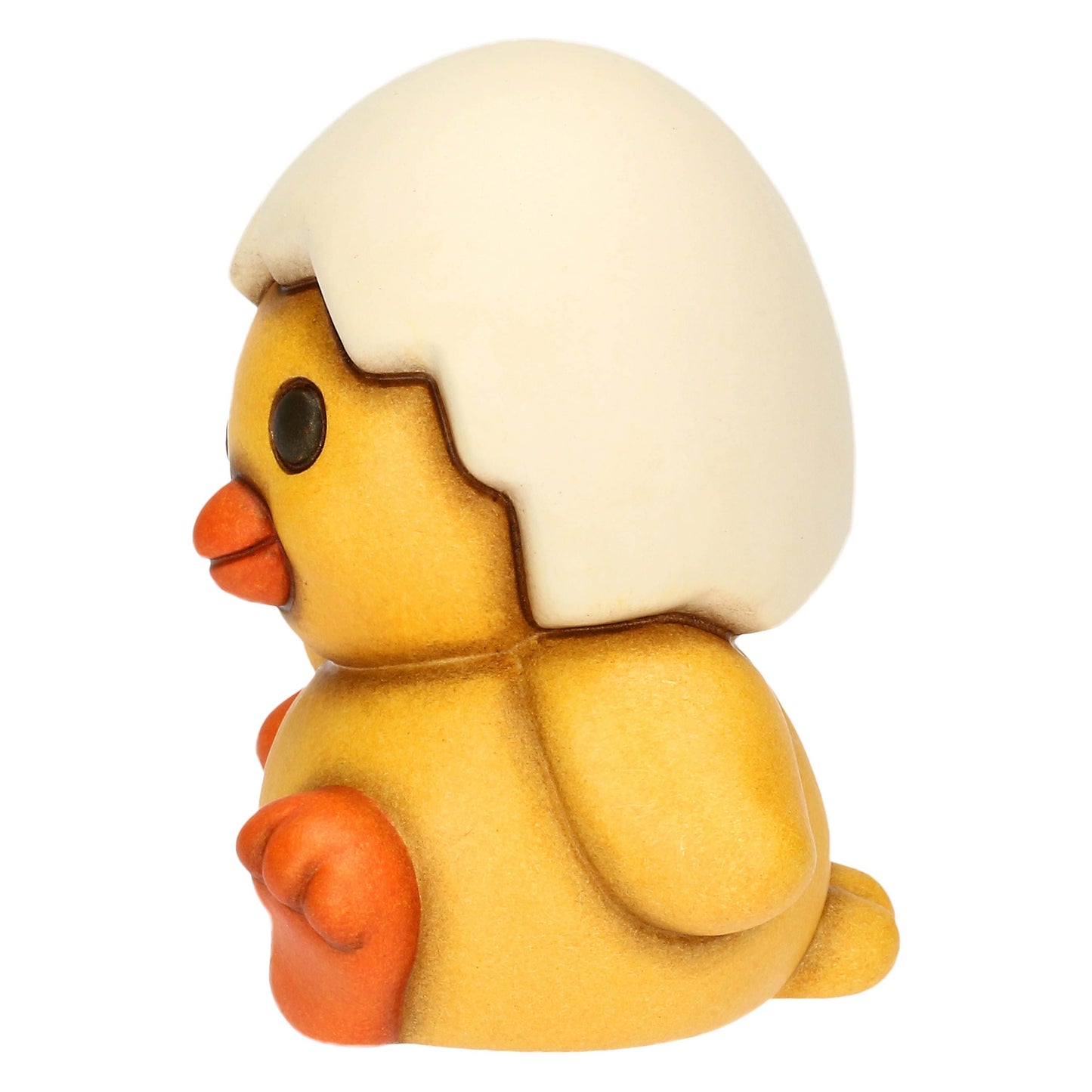 T10115273H90 Polly chick with ceramic bowl, small