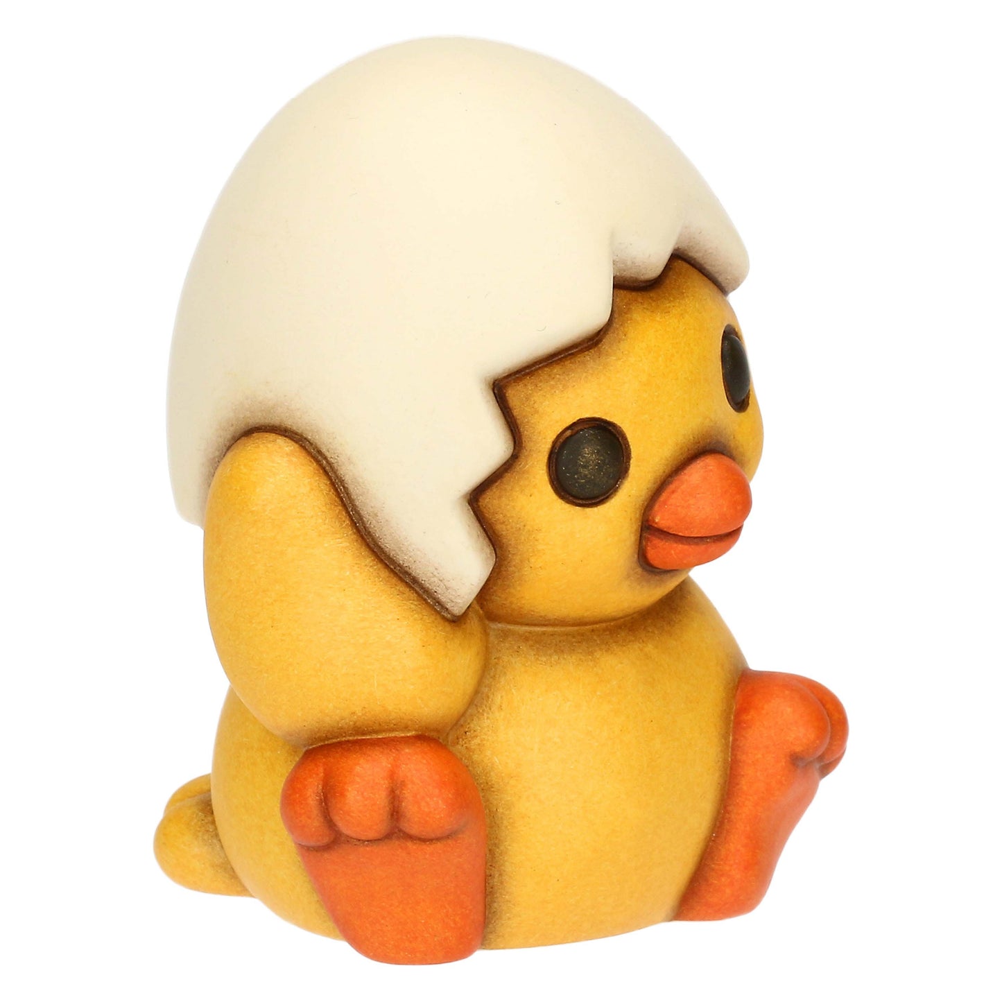 T10115273H90 Polly chick with ceramic bowl, small
