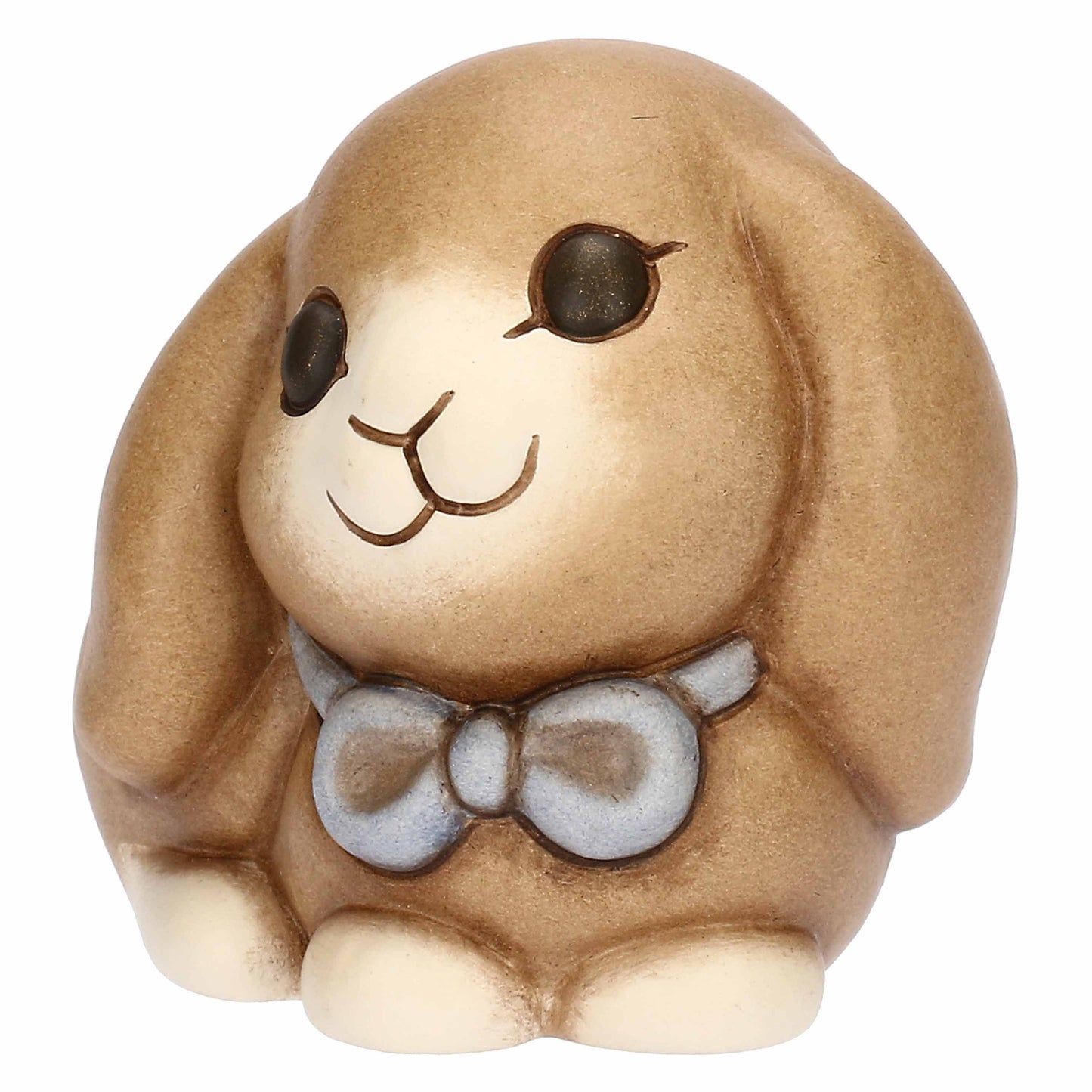 T10117273H90 Roger Hase mit Schleife aus Keramik, klein