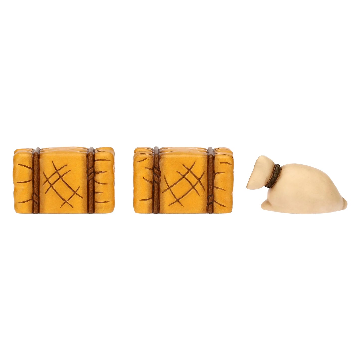 T10381282A91 Set di figurine Thun per culla - balla di fieno e sacco di fieno