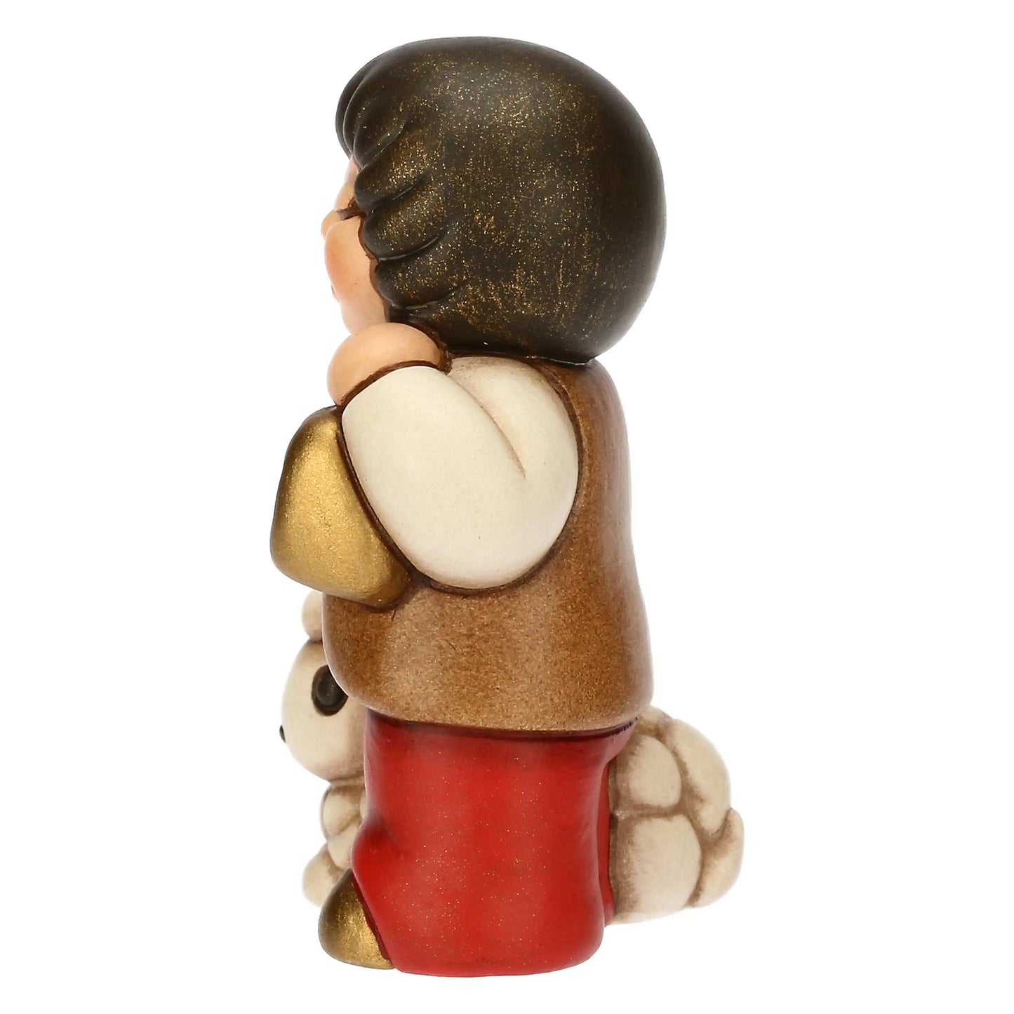 T10383280A82 Statuina Thun per culla con pecora e lanterna