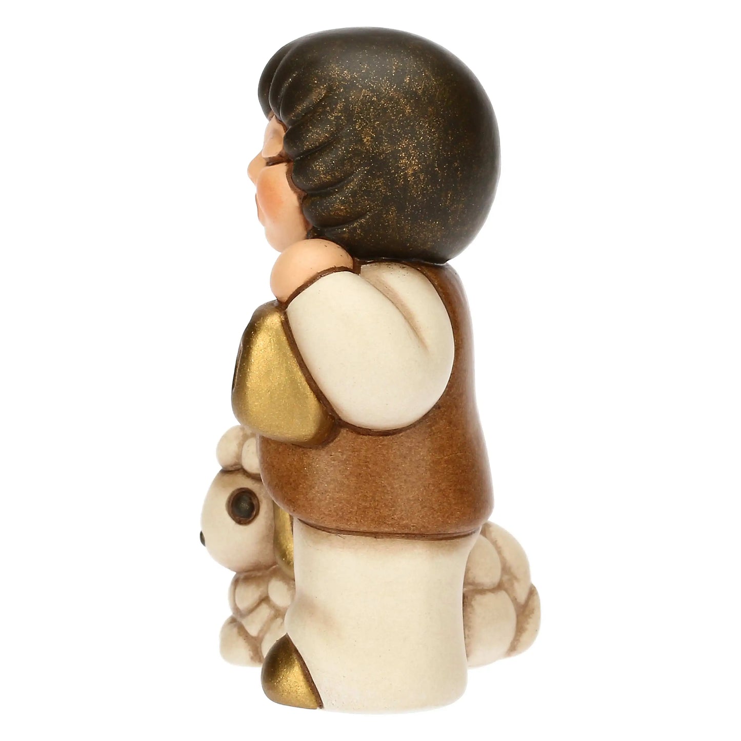 T10383280A83 Statuina Thun per culla con pecora e lanterna