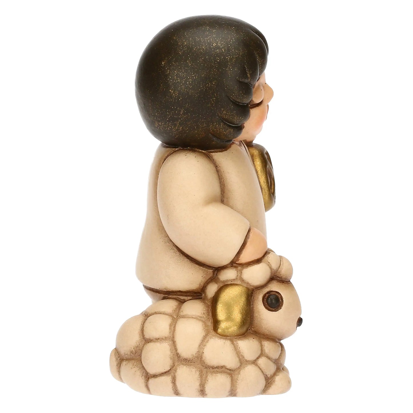 T10383280B83 Thun Krippenfigur Kind mit Schaf und Laterne