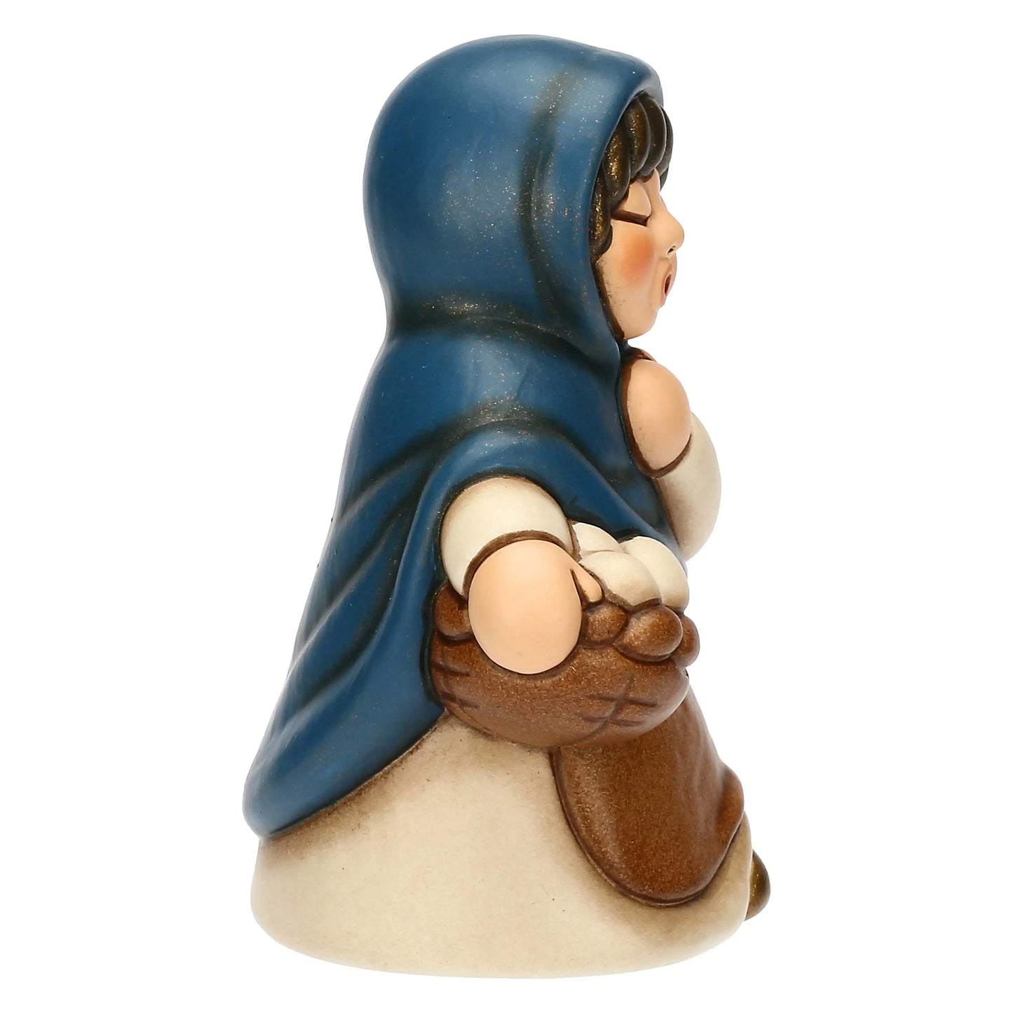 T10384280A98 Thun Krippenfigur – Frau mit Eierkorb