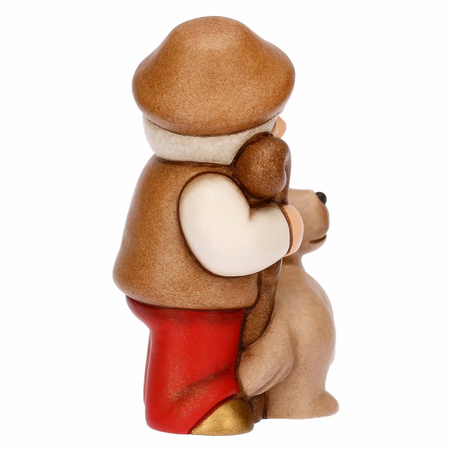 T10387280A82 Thun Krippenfigur Hirte mit Hund