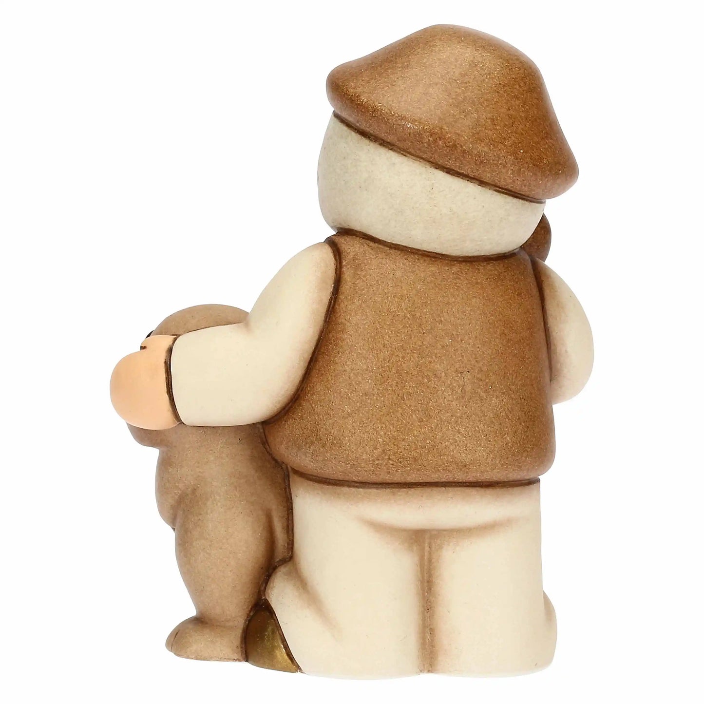 T10387280A83 Thun cot figurine shepherd with dog
