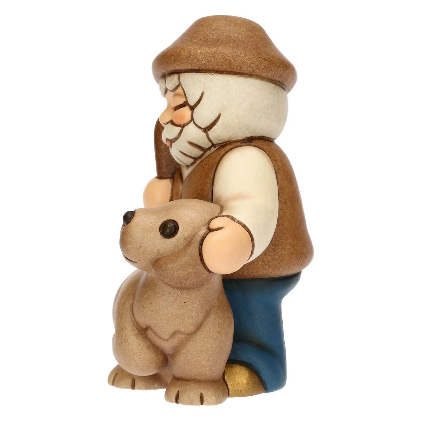 T10387280A98 Figurina Thun per culla pastore con cane
