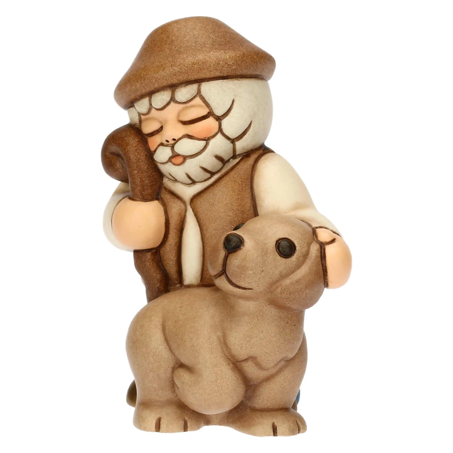 T10387280A98 Figurina Thun per culla pastore con cane