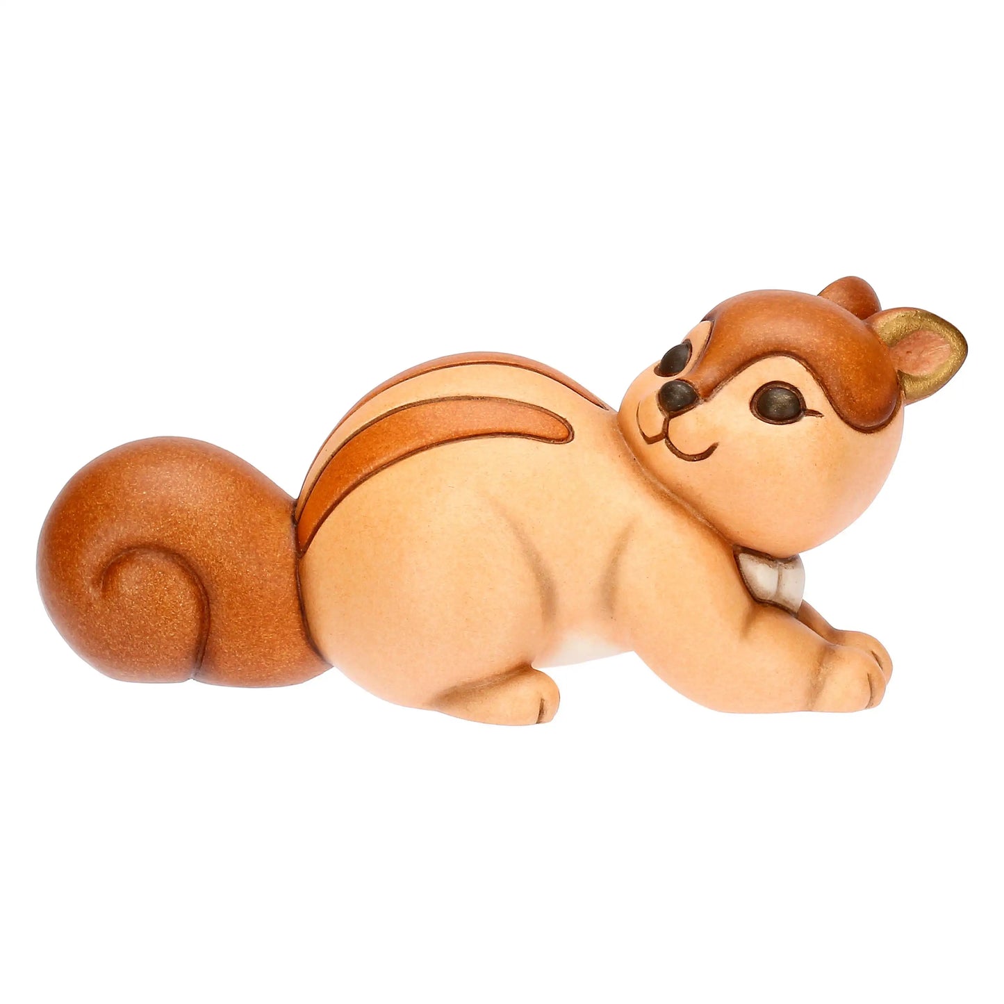 „Keramikfigur kleines Diva-Eichhörnchen von THUN – detailreich gestaltet, süß und lebendig, ideal zum Sammeln oder Verschenken.“