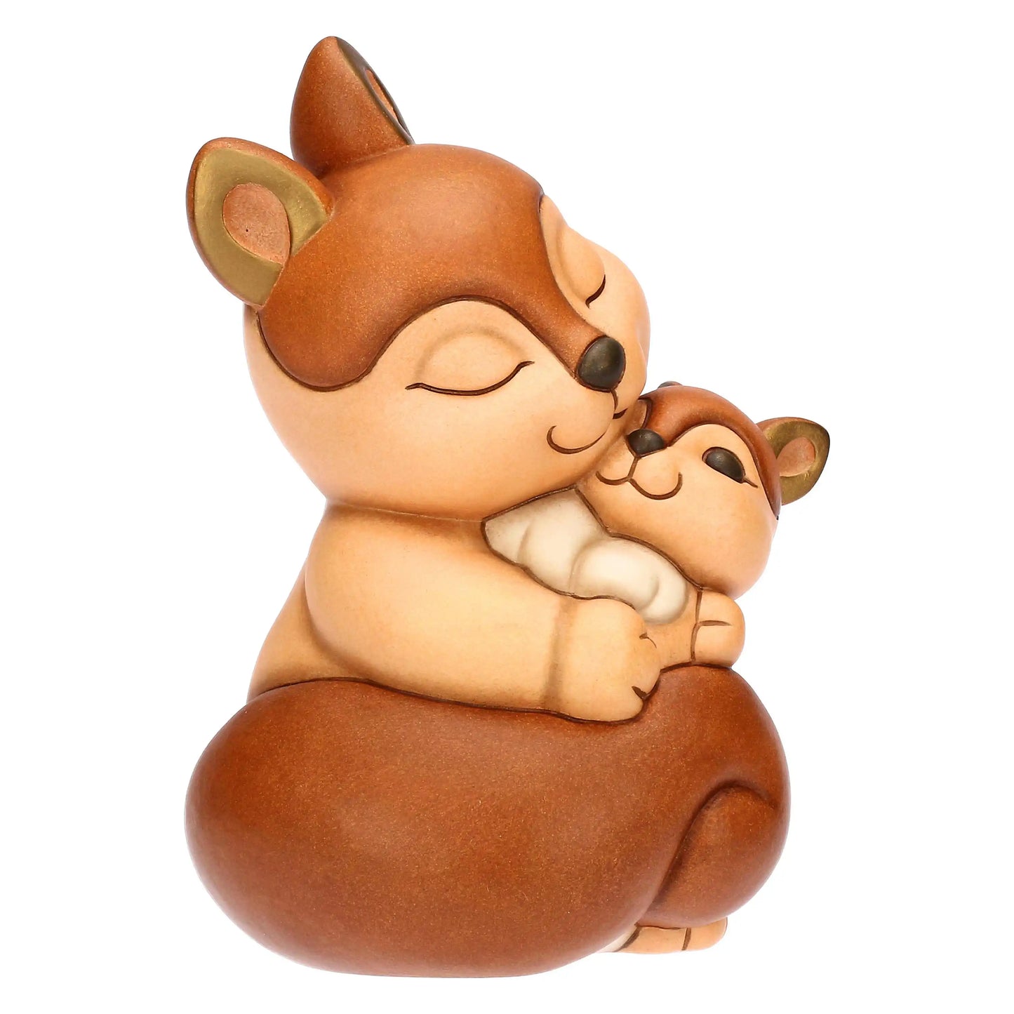 T10429277H90 Diva Eichhörnchen mit Baby Keramikfigur