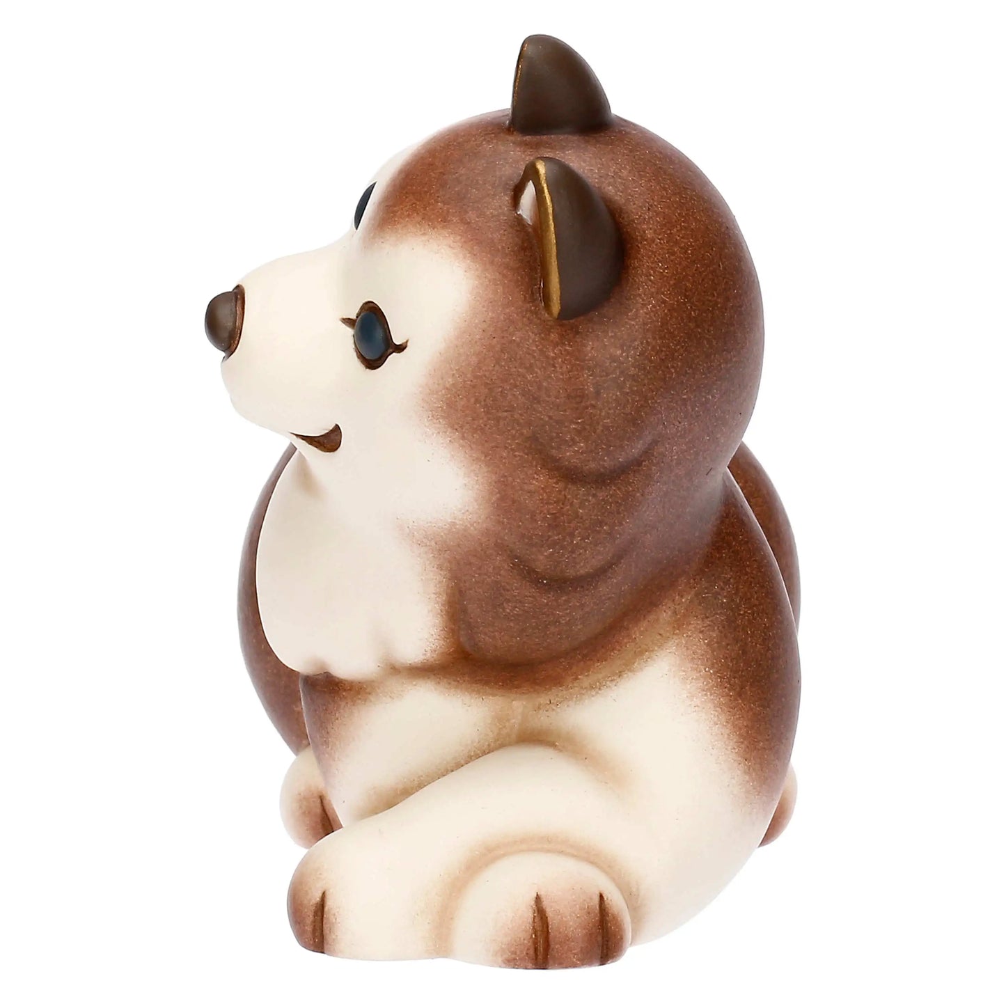 Thun Keramik Husky Figur – süßer Blick und elegante Verarbeitung