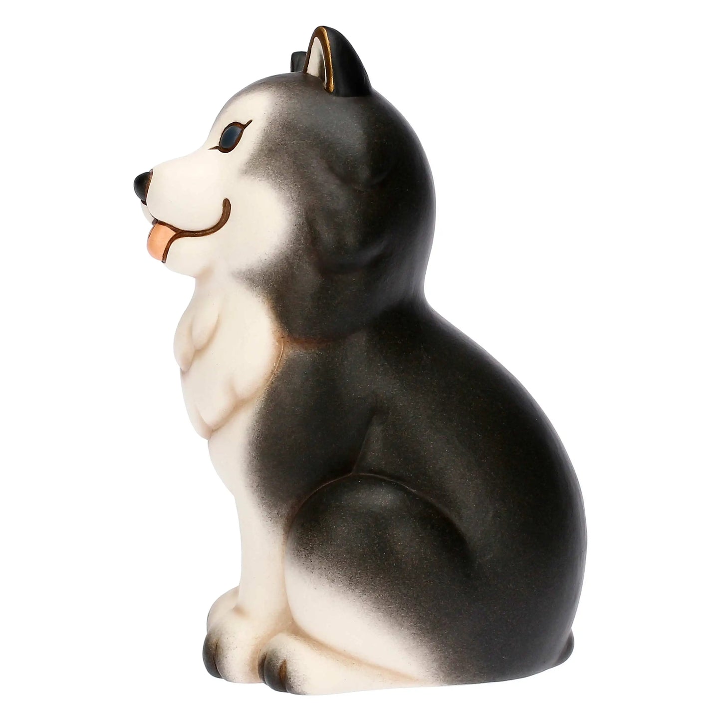 Keramikfigur großer Husky Polo – Symbol für Liebe, Treue und Schutz