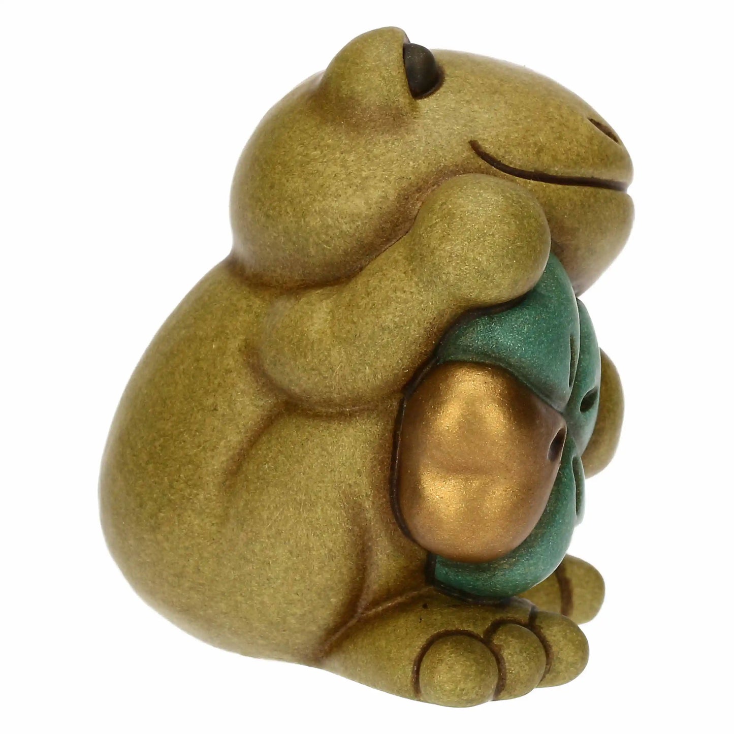 Mini-Franky-Glücksfrosch aus Keramik