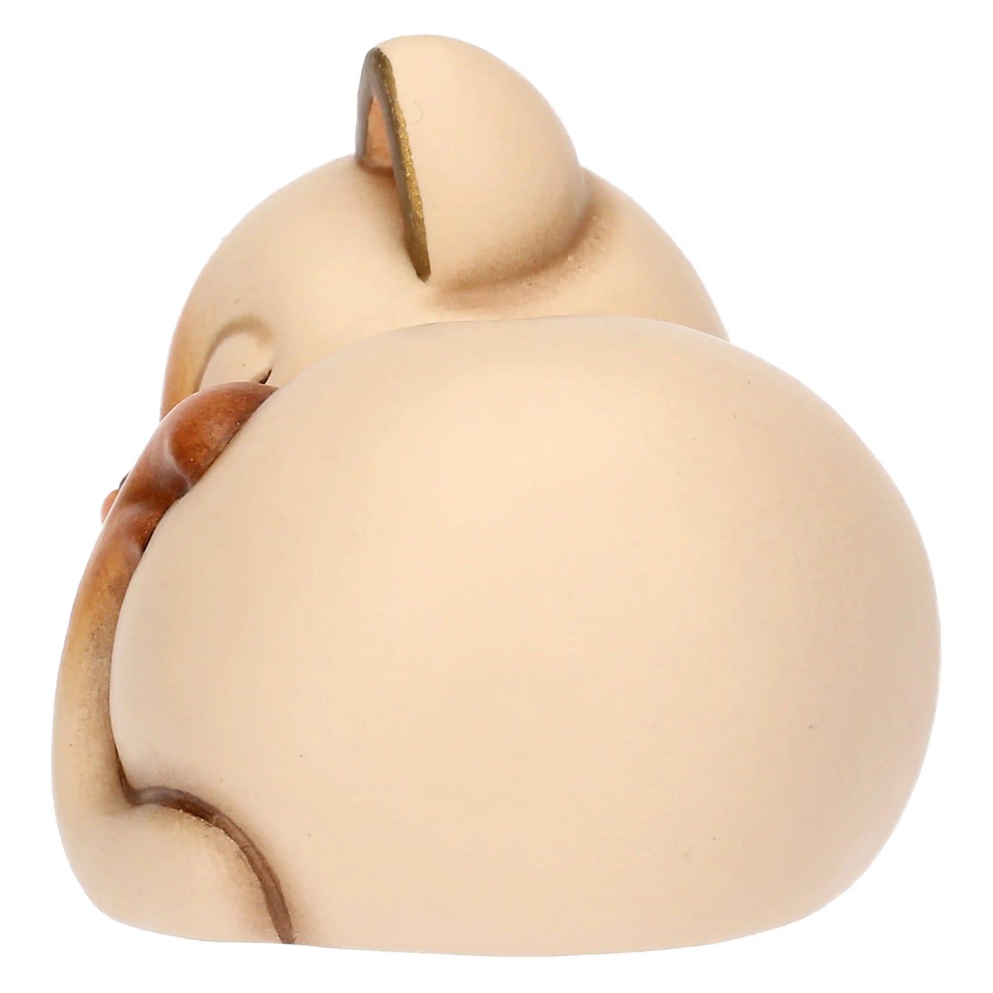 „Keramik Katze Bianca im THUN-Design, kleine Dekofigur als Geschenkidee für Katzenliebhaber.“