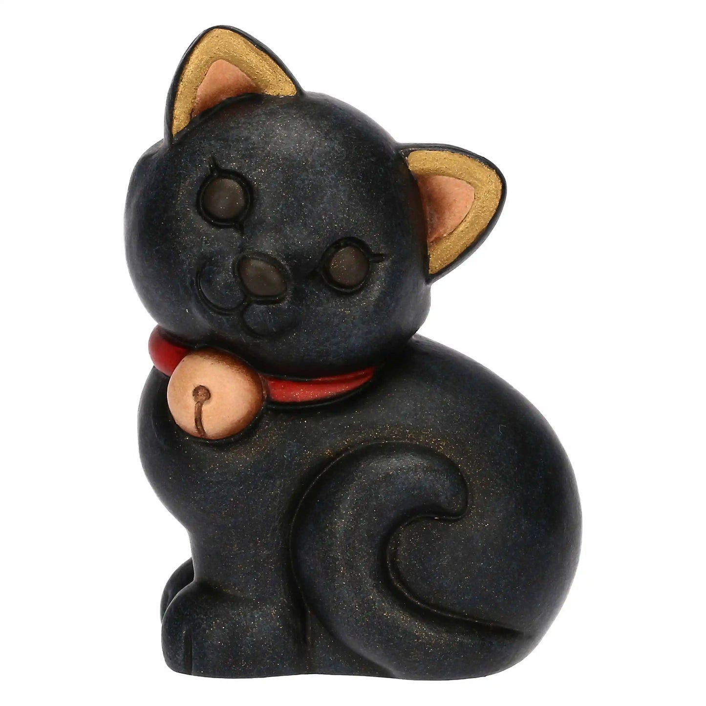 Mini-Keramikkatze Cloe als dekorative Katzenfigur aus hochwertiger Keramik