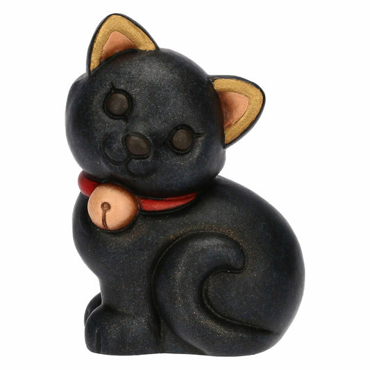 Mini-Keramikkatze Cloe als dekorative Katzenfigur aus hochwertiger Keramik