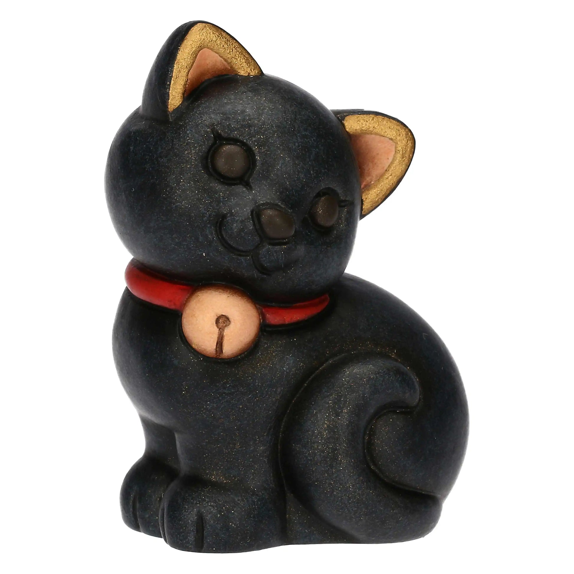 Elegante Katzenfigur aus Keramik – Mini-Dekoobjekt Cloe