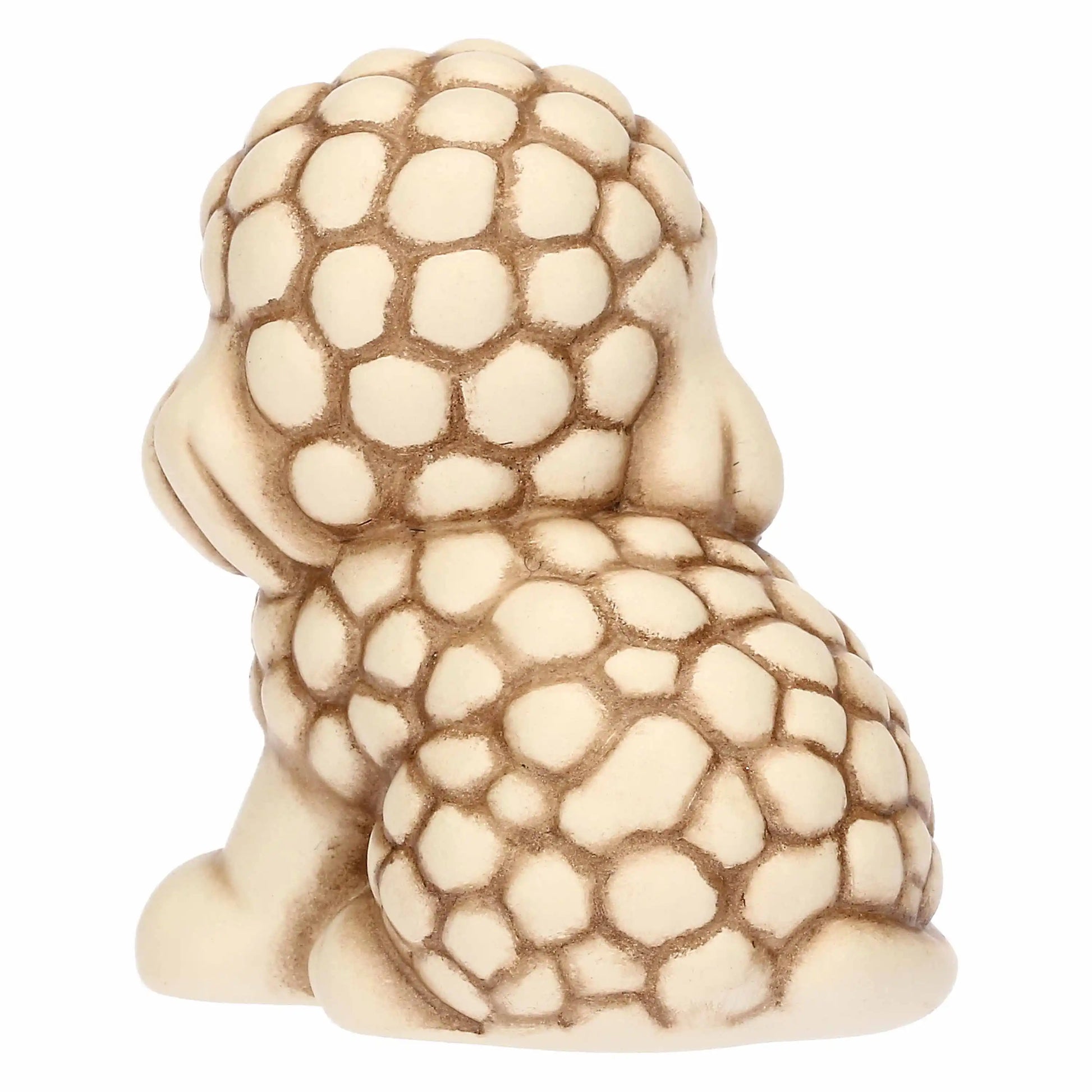 Dekorative Keramikfigur eines Mini-Pudels mit elegantem Design und liebevollen Details