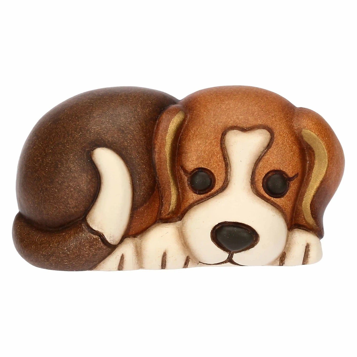 Keramikfigur Bigo Mini Beagle – handgefertigte Beagle-Figur aus hochwertiger Keramik