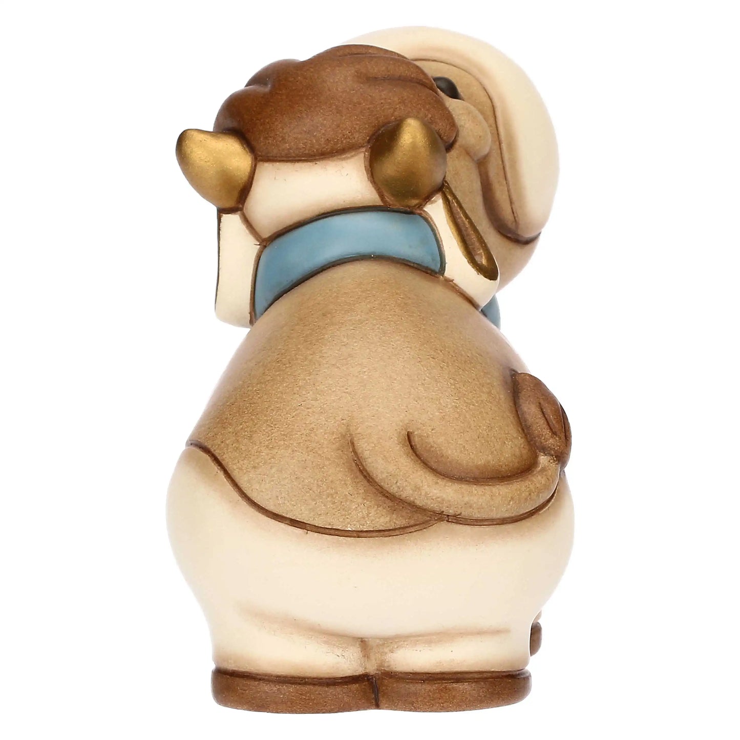 Keramikfigur Gigliola – charmante, handbemalte Kuh für Wohnzimmer oder Büro