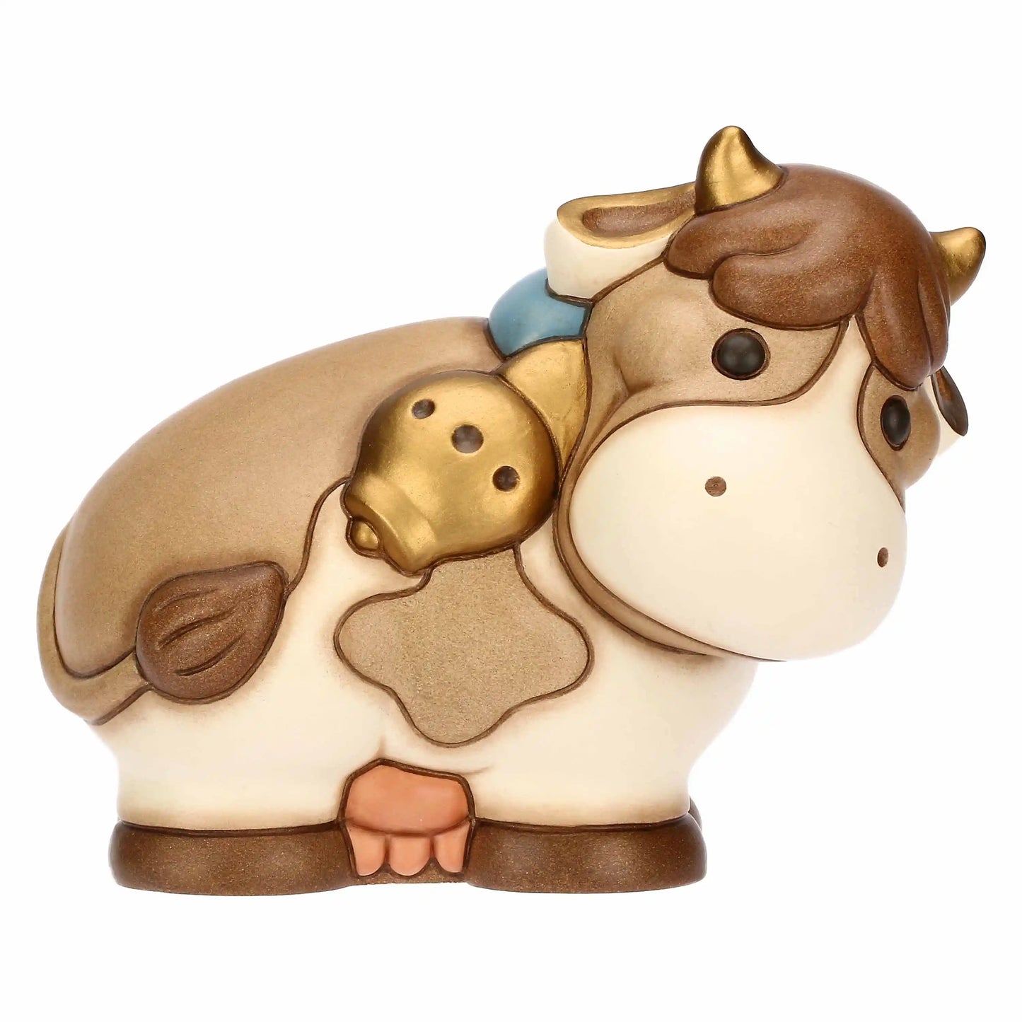 Große Keramikkuh Gigliola – handbemalt und detailreich gestaltete Dekorationsfigur