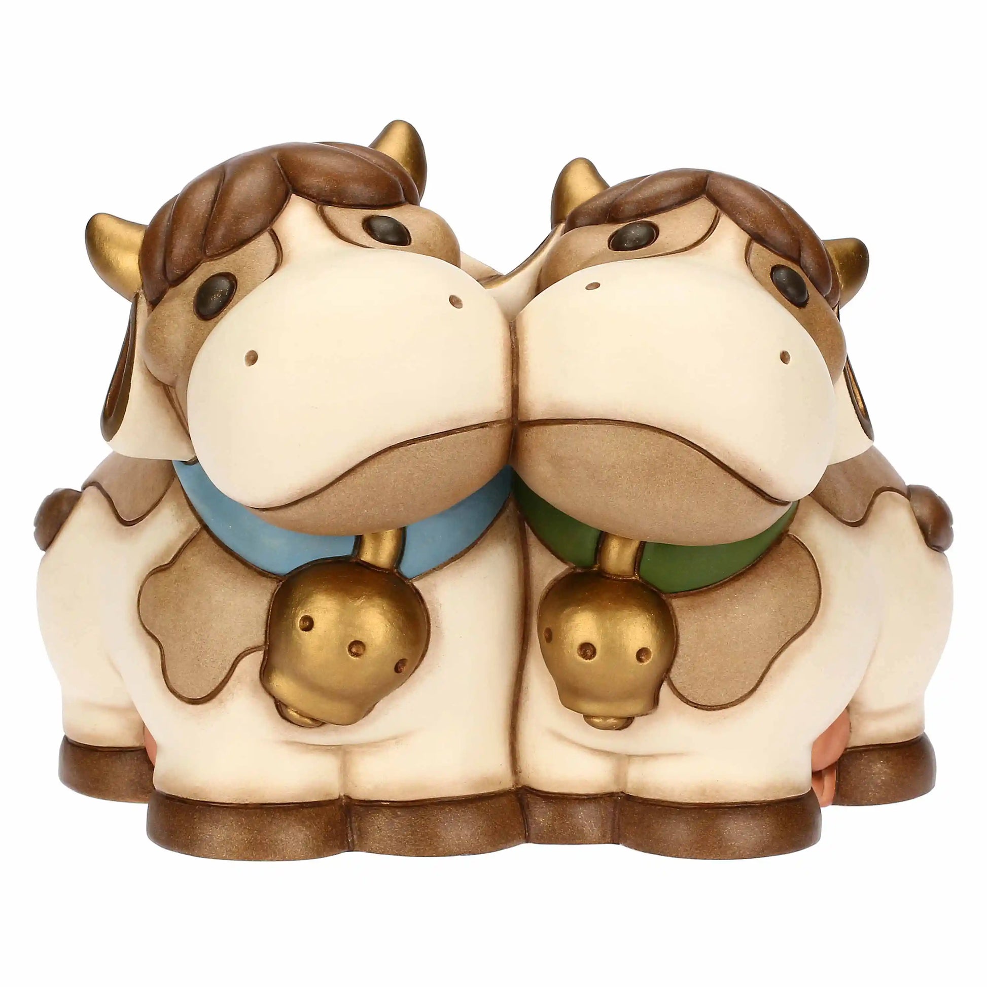 Keramik-Kuhpaar Fiorella & Gigliola – handbemalt und liebevoll gestaltete Figuren