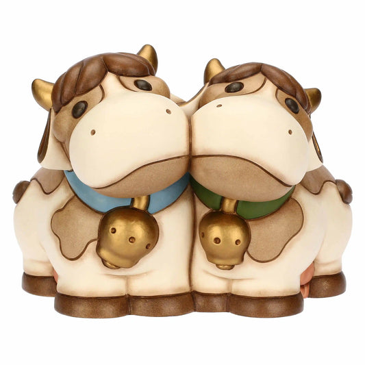 Keramik-Kuhpaar Fiorella & Gigliola – handbemalt und liebevoll gestaltete Figuren