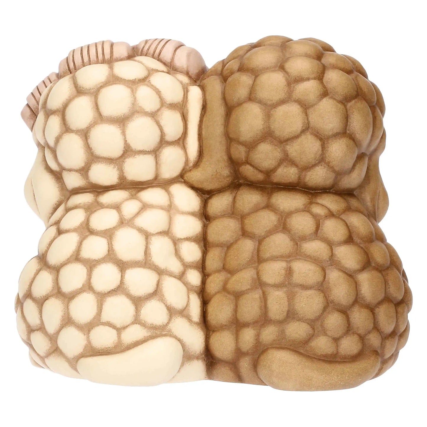 „Dekoratives Pudelpaar aus Keramik, handbemalt, mit eleganten Formen und harmonischer Ausstrahlung für Wohnräume.“