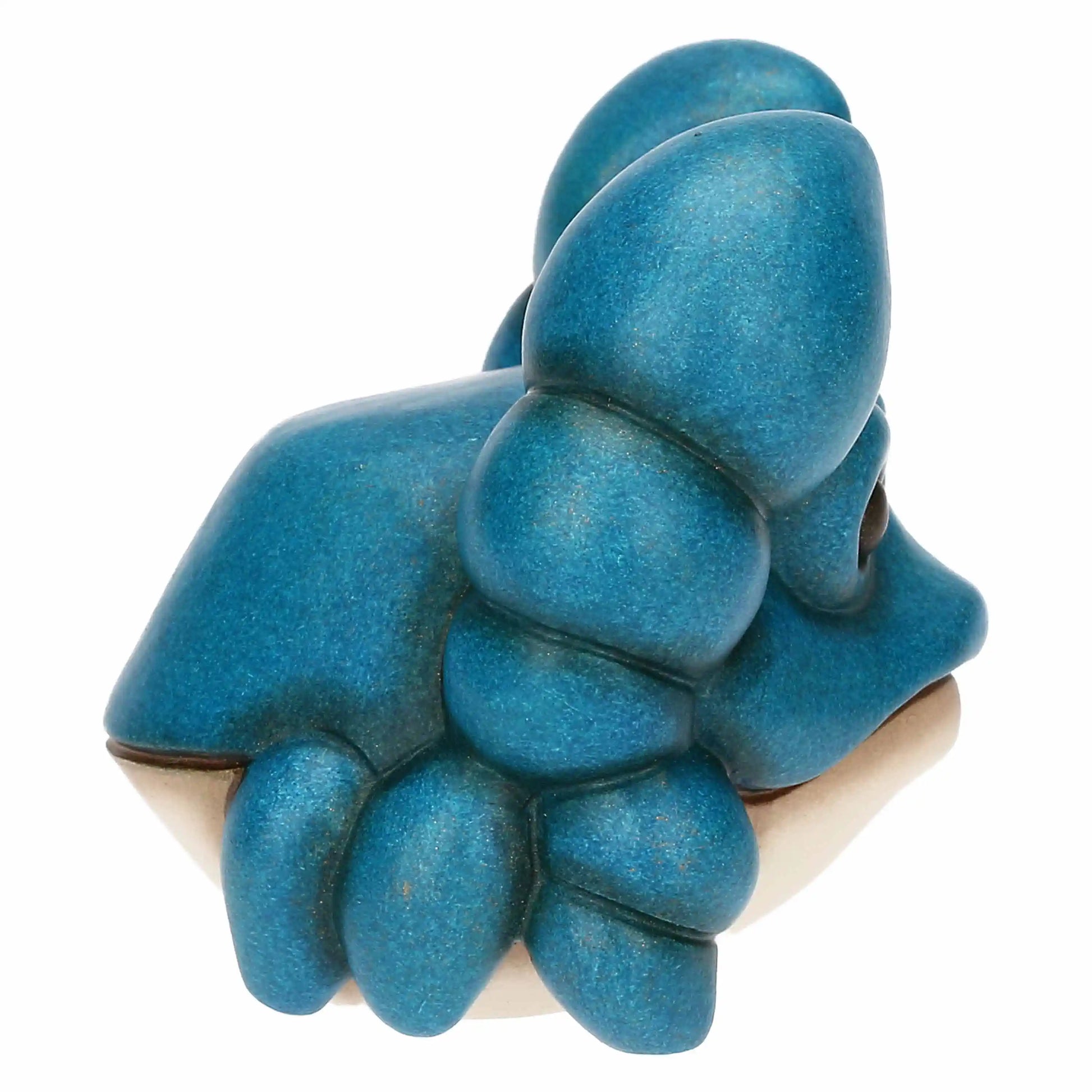 Maritime Deko Krabbe blau Keramikfigur für Wohnzimmer Badezimmer