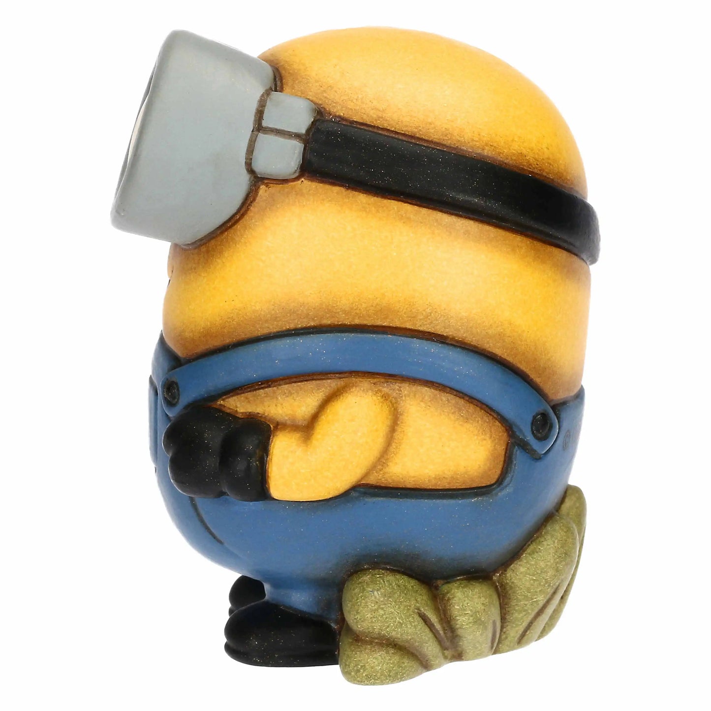 Kleiner Minion Bob kindlich und liebevoll mit Teddybär als Sammelfigur