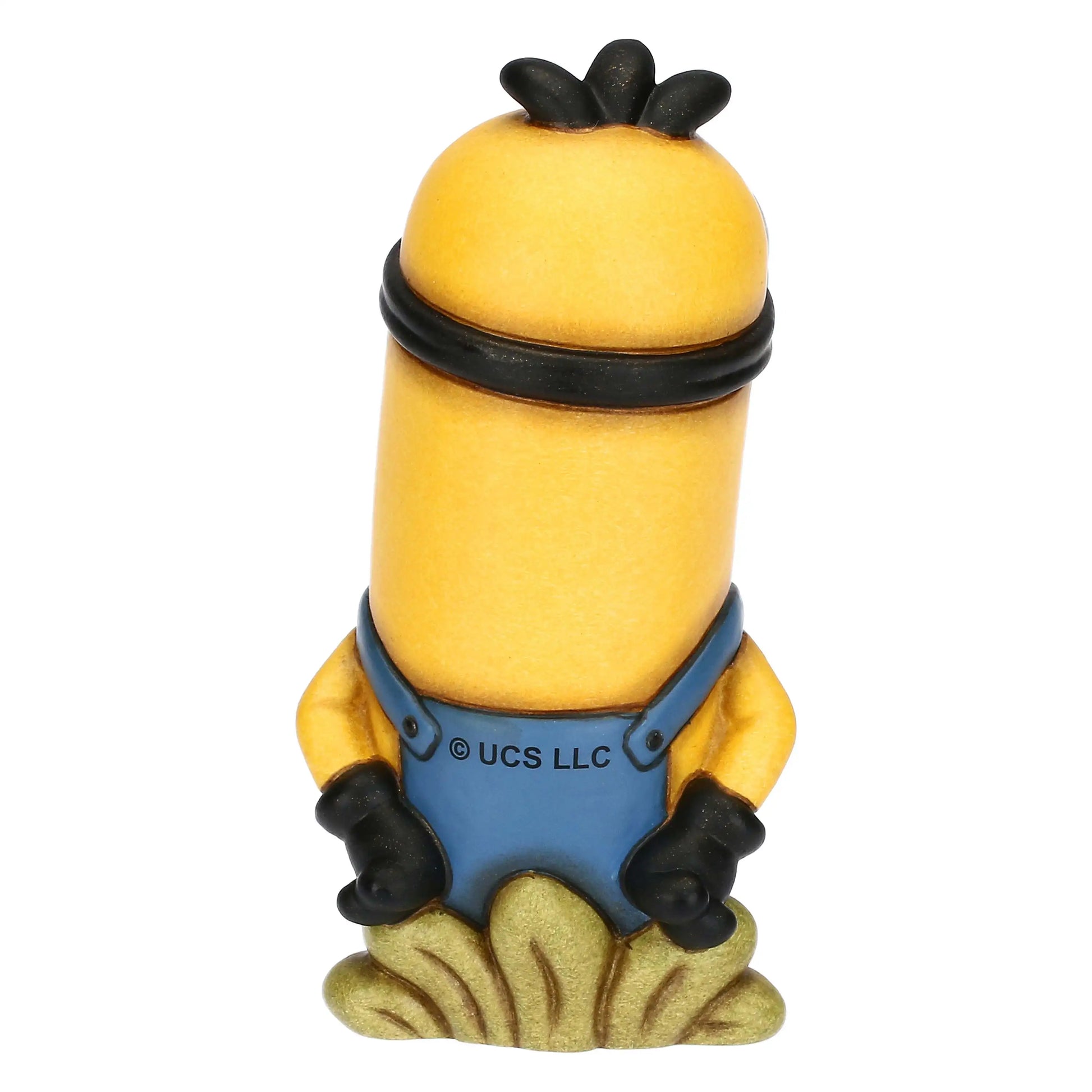 Minions Kevin Held mit cooler Frisur und klassischer blauer Latzhose