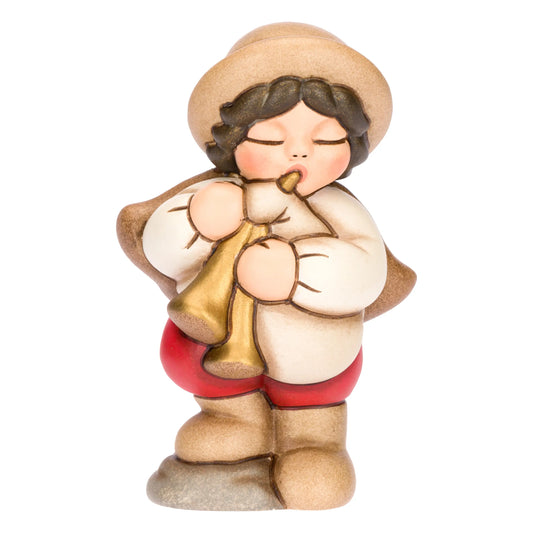 THUN Classic Krippenfigur Dudelsackspieler aus handbemalter Keramik