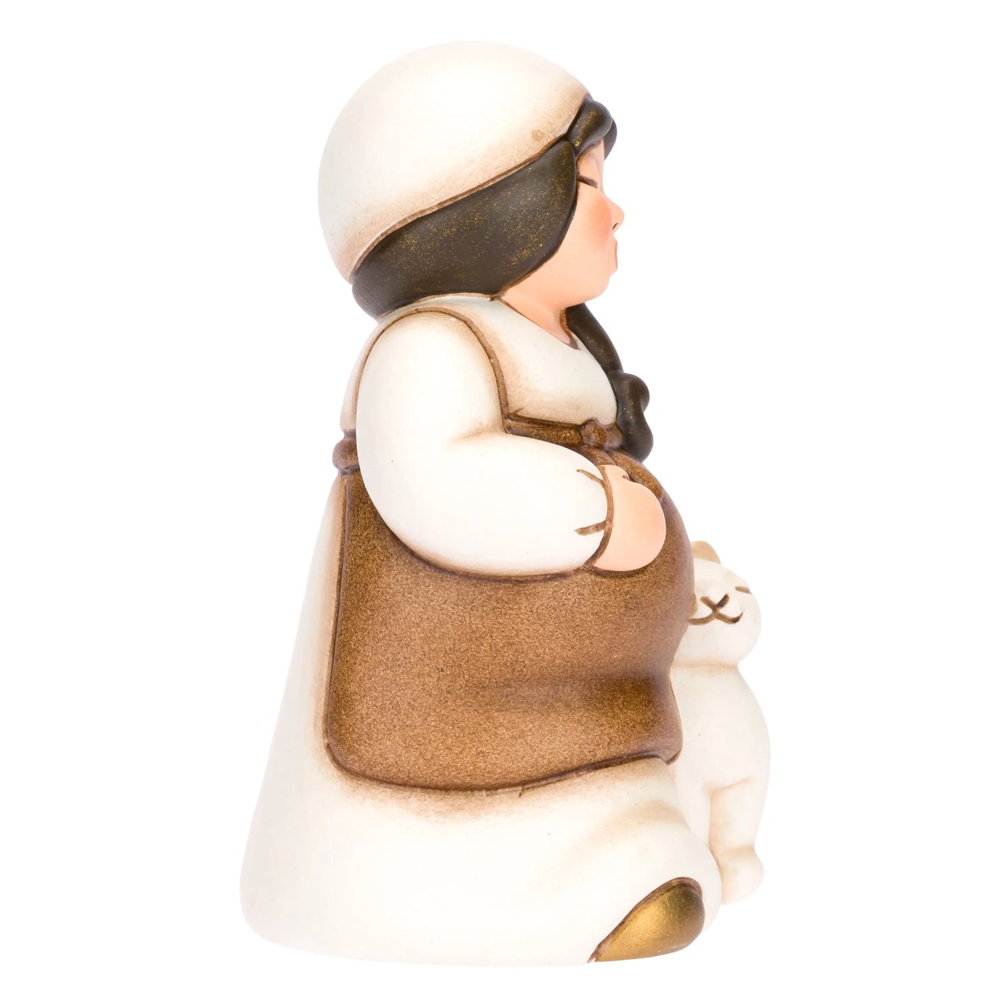 Schwangere Frau als Figur für die THUN Classic Weihnachtskrippe